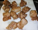 鶏から揚げ～二度揚げ秘技40秒４分～作り方7写真