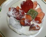 ふわふわ粉雪♪クリスマスケーキ作り方8写真