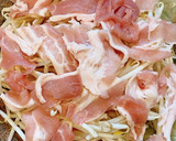 レンジで簡単☆豚バラもやしの旨ダレ蒸し作り方5写真