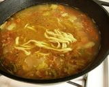 フェットチーネとヒヨコマメのスープスパ作り方10写真