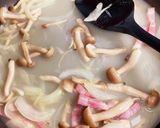 シーフードのチャウダー風スープパスタ作り方5写真
