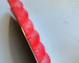 クリスマスリースサラダ雪の結晶の飾り切り作り方11写真