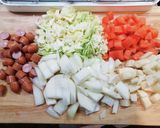 超簡単！野菜たっぷりミネストローネ！作り方1写真