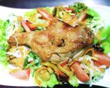 時短簡単骨付きチキンの照焼き作り方7写真