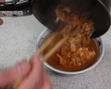 丸亀期間限定！　ニラバタ豚汁うどん♪作り方5写真