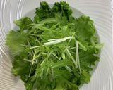 帆立と水菜のサラダ作り方7写真
