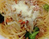 簡単、時短、人参しりしりのパスタ作り方9写真