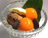 金柑の白ワイン煮砂糖無し+アイス+赤山椒作り方6写真
