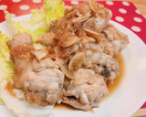 *手羽元のにんにく玉ねぎソース煮*作り方5写真