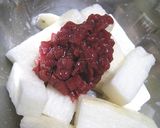 長いも梅あえ作り方1写真