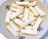 おつまみやパーティにも！簡単チーズ春巻き作り方4写真