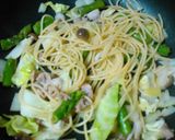 野菜多め卵とじナポリタンスパゲッティ作り方3写真