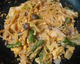 野菜多め卵とじナポリタンスパゲッティ作り方5写真
