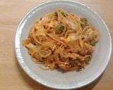 野菜多め卵とじナポリタンスパゲッティ作り方6写真