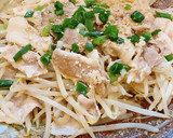 レンジで簡単☆豚バラもやしの旨ダレ蒸し作り方9写真