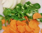 たっぷり野菜のうまだれ炒め作り方2写真