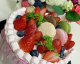 クリスマスケーキ2022 記録作り方8写真