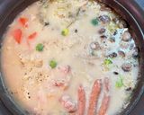 新提案!きのこたっぷりの和風シチュー鍋作り方4写真