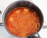 エビ団子のトマトビーフン煮こみ作り方7写真