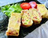 カラフル玉子の・海苔弁当作り方11写真