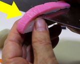 おせちに♪かまぼこ兎作り方3写真