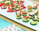 エビホタテのズッキーニピザ&パプリカピザ作り方8写真