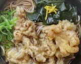 舞茸天ぷらで！年越しそば♪作り方1写真