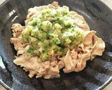 冷しゃぶ、薬味おろしのせ作り方7写真