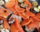 簡単♪︎豚ヒレ肉とナスのトマトチーズ焼き作り方2写真