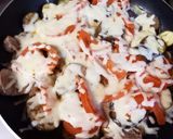 簡単♪︎豚ヒレ肉とナスのトマトチーズ焼き作り方3写真