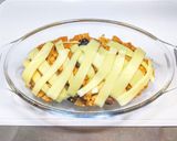 鶏ひき肉とナスとトロロのチーズ焼き作り方9写真