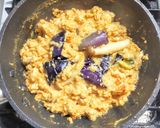 鶏ひき肉とナスとトロロのチーズ焼き作り方8写真