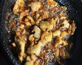 おうち居酒屋♬鶏皮♬ご飯にのせて鶏皮丼☆作り方2写真