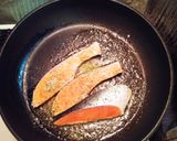 簡単☆鮭とセロリのトマト煮込み作り方1写真