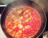 簡単☆鮭とセロリのトマト煮込み作り方2写真