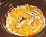 鯖缶と柚子皮の炊き込みご飯作り方3写真