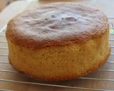材料３つ、ふわふわスポンジケーキ作り方18写真