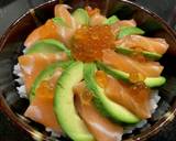 Salmon-Sashimi Don作り方10写真