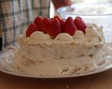 材料３つ、ふわふわスポンジケーキ作り方22写真