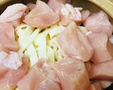 めんつゆ出汁の鍋●鶏肉の煮こみうどん鍋作り方2写真