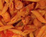 ジャンバラヤ風ピリ辛パスタ作り方7写真