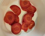 レンジでお手軽、具沢山雑煮作り方1写真