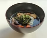 出汁との相性抜群！すじ青のりの贅沢お雑煮作り方11写真