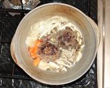 【一人鍋】オニオングラタン土鍋ハンバーグ作り方11写真