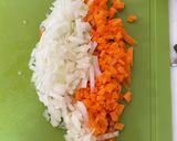 超簡単！基本の家庭チャーハン鮭青菜味作り方2写真
