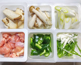 鶏と長ネギとキノコのオイスターソース炒め作り方1写真