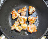 鶏と長ネギとキノコのオイスターソース炒め作り方2写真