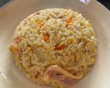 超簡単！基本の家庭チャーハン鮭青菜味作り方7写真