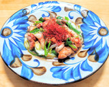 鶏と長ネギとキノコのオイスターソース炒め作り方8写真
