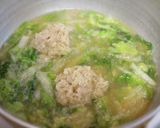 一人ランチに!オートミール餅入り味噌汁作り方3写真
